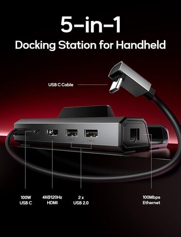 JSAUX 5-in-1 Steam Deck Dock+Stand Bundle in Saudi Arabia