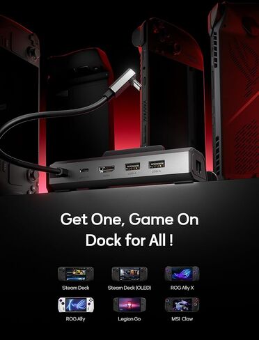 JSAUX 5-in-1 Steam Deck Dock+Stand Bundle in Saudi Arabia