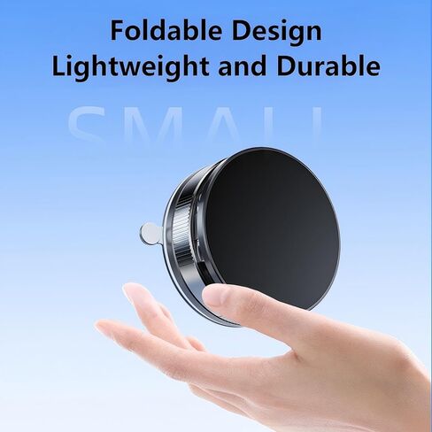 Vacuum Magnetic Phone Stand-Lighter and More Portable, 360° Adjustable Holder with Suction Cup for Car, Bathroom, Car Phone Mount Compatible with iPhone 16 Pro Max in Saudi Arabia