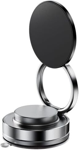 Vacuum Magnetic Phone Stand-Lighter and More Portable, 360° Adjustable Holder with Suction Cup for Car, Bathroom, Car Phone Mount Compatible with iPhone 16 Pro Max in Saudi Arabia