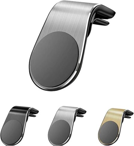 Car Magnetic Phone Holder, Magnetic Phone Holder for Car, Strong Clip Strong Magnetic Attraction Cell Phone Mount, Rotatable Car Phone Holder Compatible with Smartphones (Black) in Saudi Arabia