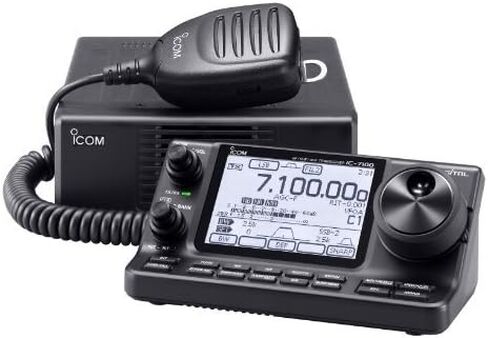 Icom IC-7100 HF/50/144/440 MHz جهاز الإرسال والاستقبال المحمول لراديو الهواة D-Star قادر على شاشة تعمل باللمس - طراز Icom USA الأصلي in Kuwait