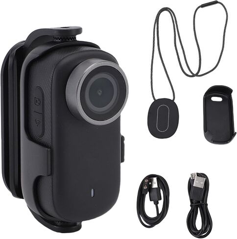 4K Thumb Action Camera, Rotating Magnetic Ball Head Wearable Video Recording Camera with Wide Angle Lens WiFi Connection, for Cycling Travel Daily Recording in Kuwait