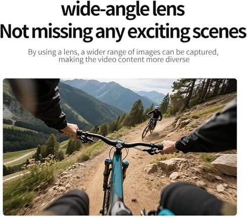 4K Thumb Action Camera, Rotating Magnetic Ball Head Wearable Video Recording Camera with Wide Angle Lens WiFi Connection, for Cycling Travel Daily Recording in Kuwait