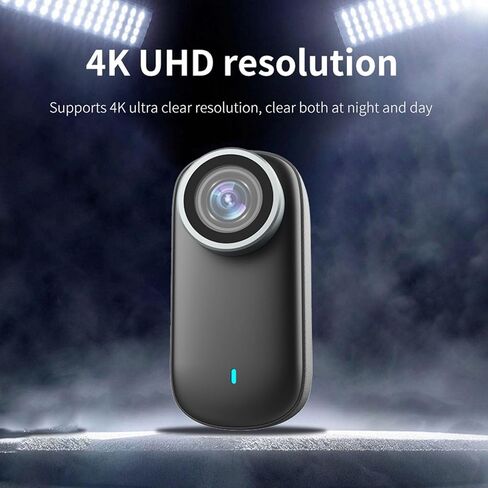 4K Thumb Action Camera, Rotating Magnetic Ball Head Wearable Video Recording Camera with Wide Angle Lens WiFi Connection, for Cycling Travel Daily Recording in Kuwait