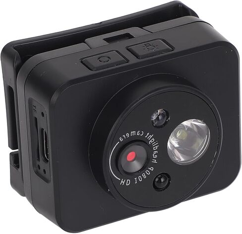 1080P Head Camera with Image Stabilization | 2MP Sensor, 5 10M Fill Light, 5 Hour Battery, FPV Recording for Sports Adventures, Supports 128GB Memory Card in Kuwait