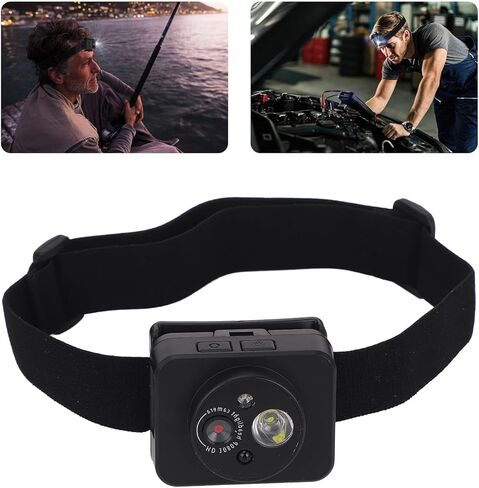 1080P Head Camera with Image Stabilization | 2MP Sensor, 5 10M Fill Light, 5 Hour Battery, FPV Recording for Sports Adventures, Supports 128GB Memory Card in Kuwait