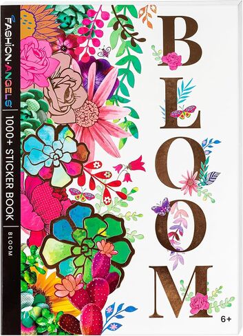 كتاب ملصقات Fashion Angels 1,000+ Bloom، يتضمن ملصقات زهور حرفية ممتعة وملونة، مثالي لتزيين دفاتر الملاحظات للأطفال والكبار، وسجلات القصاصات والمزيد in Saudi Arabia