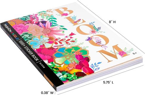 كتاب ملصقات Fashion Angels 1,000+ Bloom، يتضمن ملصقات زهور حرفية ممتعة وملونة، مثالي لتزيين دفاتر الملاحظات للأطفال والكبار، وسجلات القصاصات والمزيد in Saudi Arabia