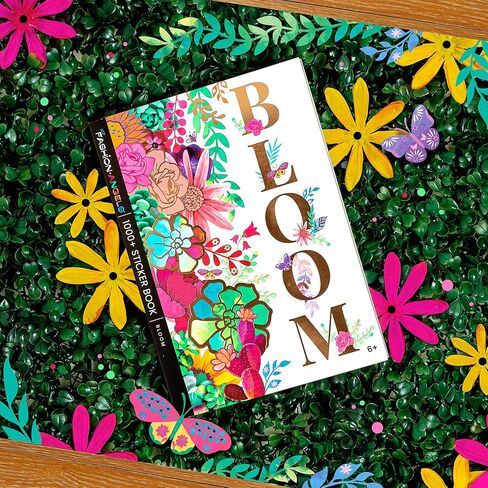 كتاب ملصقات Fashion Angels 1,000+ Bloom، يتضمن ملصقات زهور حرفية ممتعة وملونة، مثالي لتزيين دفاتر الملاحظات للأطفال والكبار، وسجلات القصاصات والمزيد in Saudi Arabia
