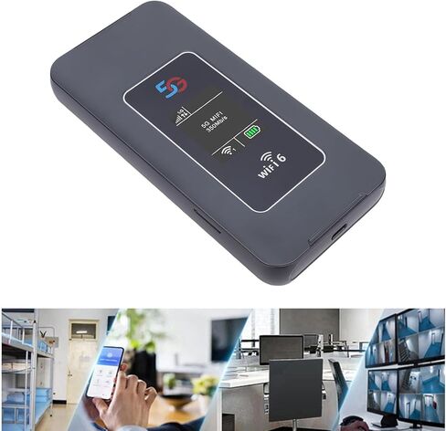 GOWENIC 5G Mobile Hotspot, 2.77Gbps, Connect up to 32 Devices Simultaneously, for Mobile Phones, Laptops, Tablets, and Gaming Consoles in Saudi Arabia