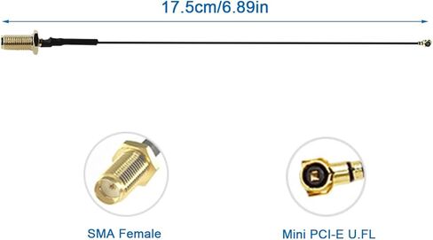 2 قطعة هوائي LoRa 915 ميجا هرتز 5dBi كسب موصل SMA ذكر متعدد الاتجاهات + 2 قطعة كابل تمديد IPEX للوحة تطوير LoRa، مراقبة الأمان، المنزل الذكي in Saudi Arabia