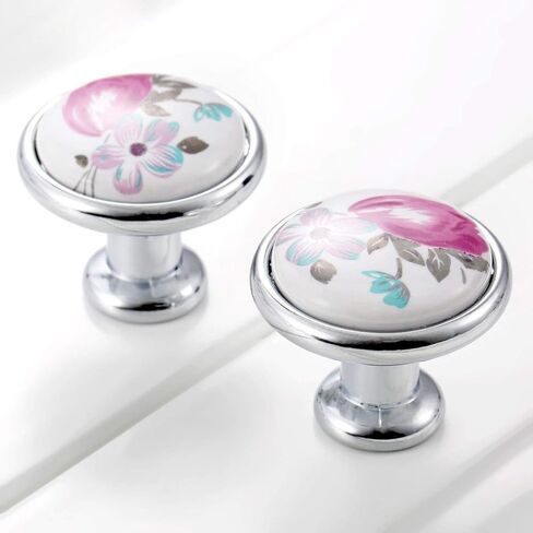 Cabinet Drawer Handle 1Pc 32mm Ceramic Drawer Knob Furniture Handle Modern Cabinet Knobs and Handles Door Cupboard Drawer Pull Handle for Kids Bedroom(A) in Saudi Arabia