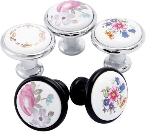 Cabinet Drawer Handle 1Pc 32mm Ceramic Drawer Knob Furniture Handle Modern Cabinet Knobs and Handles Door Cupboard Drawer Pull Handle for Kids Bedroom(A) in Saudi Arabia