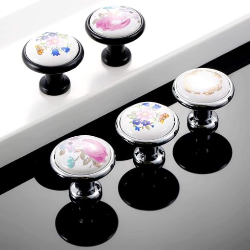 Cabinet Drawer Handle 1Pc 32mm Ceramic Drawer Knob Furniture Handle Modern Cabinet Knobs and Handles Door Cupboard Drawer Pull Handle for Kids Bedroom(A) in Saudi Arabia