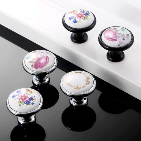Cabinet Drawer Handle 1Pc 32mm Ceramic Drawer Knob Furniture Handle Modern Cabinet Knobs and Handles Door Cupboard Drawer Pull Handle for Kids Bedroom(A) in Saudi Arabia