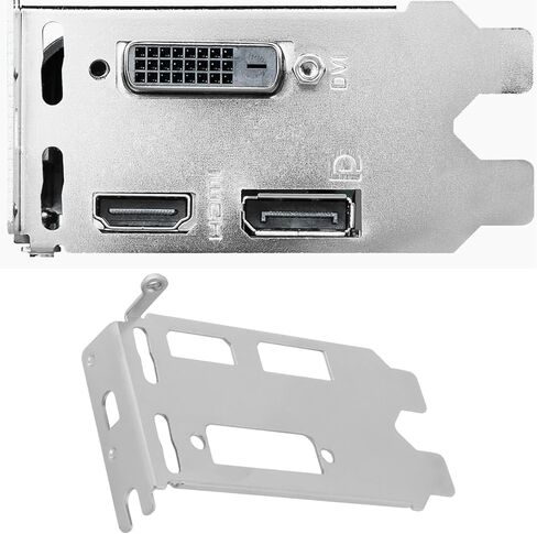 Full Low Profile Bracket Compatible with MSI Nvidia GeForce GTX1650 GTX1650Ti LP Video Card in Saudi Arabia