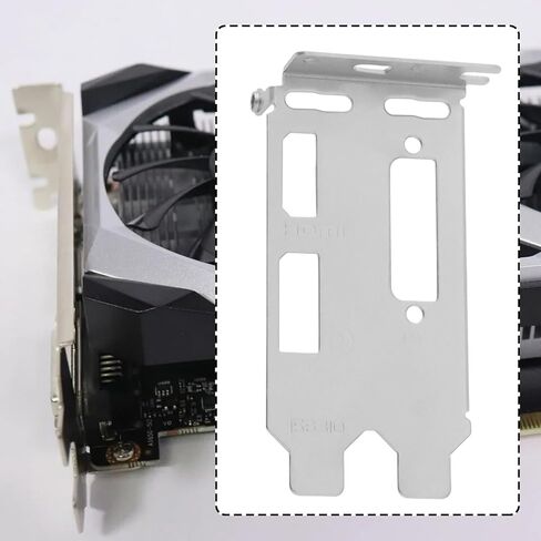 Full Low Profile Bracket Compatible with MSI Nvidia GeForce GTX1650 GTX1650Ti LP Video Card in Saudi Arabia