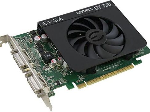 بطاقة رسوميات EVGA 01G-P3-2731-KR GeForce GT 730 - 700 ميجاهرتز كور - 1 جيجابايت DDR3 SDRAM - PCI Express 2.0 x16 - 1600 ميجاهرتز ساعة ذاكرة - 4096 x 2160 - DirectX 12، OpenGL 4.4، OpenCL - DVI - 2 × مخرجات DVI in Saudi Arabia