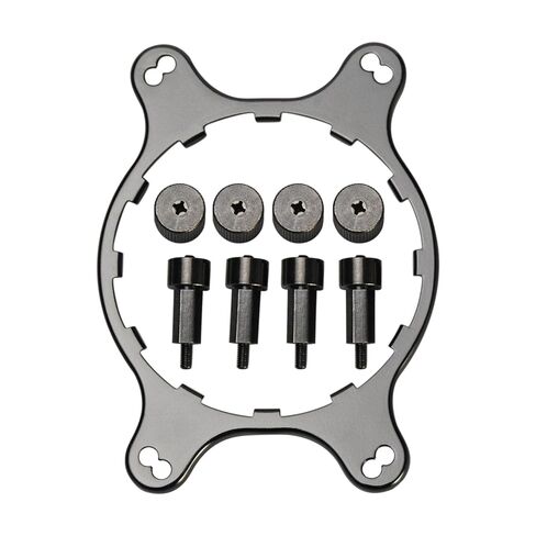 AM4 AMD Mounting Bracket Cooling Cooler Water Series Kit, Replacement CPU Fan Bracket for Hydro H55 H75 H80iv2 H90 H110iv2 H105 H110 H115i(Color:Silver) in Kuwait