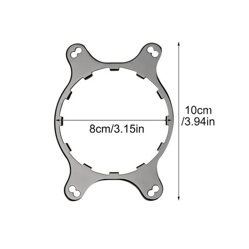 AM4 AMD Mounting Bracket Cooling Cooler Water Series Kit, Replacement CPU Fan Bracket for Hydro H55 H75 H80iv2 H90 H110iv2 H105 H110 H115i(Color:Silver) in Kuwait