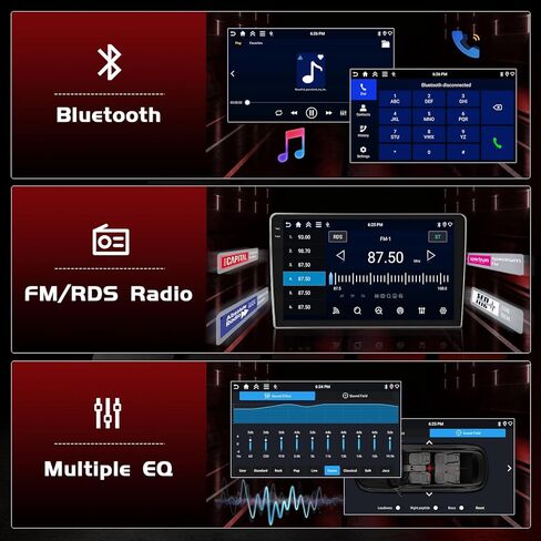 4+64GB Android 15 for 2007-2012 Mazda6 Car Radio Wireless Carplay Android Auto, Stereo with 9" in-Cell Touch Screen WiFi Bluetooth5.0 GPS FM/RDS SWC EQ + Backup Camera MIC in Saudi Arabia