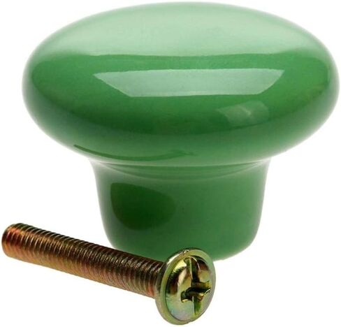 Cabinet Drawer Handle 1Pc Colorful Ceramic Door Handle Round Cabinet Knob Cupboard Drawer Wardrobe Pull Knob Furniture Kitchen Accessories Candy Color(B) in Kuwait