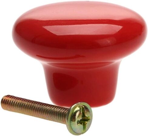 Cabinet Drawer Handle 1Pc Colorful Ceramic Door Handle Round Cabinet Knob Cupboard Drawer Wardrobe Pull Knob Furniture Kitchen Accessories Candy Color(B) in Kuwait