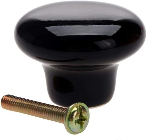 Cabinet Drawer Handle 1Pc Colorful Ceramic Door Handle Round Cabinet Knob Cupboard Drawer Wardrobe Pull Knob Furniture Kitchen Accessories Candy Color(B) in Kuwait