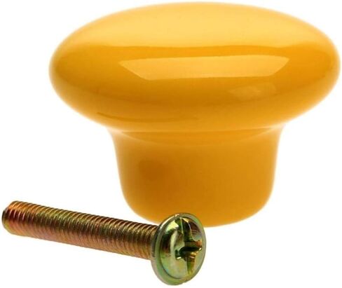 Cabinet Drawer Handle 1Pc Colorful Ceramic Door Handle Round Cabinet Knob Cupboard Drawer Wardrobe Pull Knob Furniture Kitchen Accessories Candy Color(B) in Kuwait