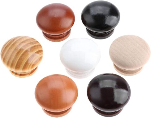 Cabinet Drawer Handle 5Pcs Wood Cabinet Drawer Wardrobe Knobs Wooden Furniture Handles Cabinet Knobs and Handles Kitchen Door Pulls Furniture Hardware(F) in Saudi Arabia
