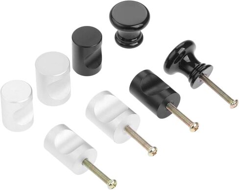 Cabinet Drawer Handle 2Pcs Aluminum Alloy Furniture Knob Kitchen Door Furniture Handles Cupboard Wardrobe Drawer Pull Cabinet Knobs and Handles(B 17MM) in Saudi Arabia