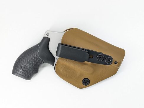متوافق مع J Frame 5 Shot 642/442 38 خاص .38 IWB Kydex Holster داخل حزام الخصر مصنوع في الولايات المتحدة الأمريكية بواسطة Fast Draw USA in Kuwait