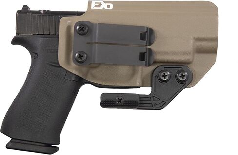 حافظة FDO Industries IWB Kydex متوافقة مع Glock 48 MOS - مفاهيم حمل سرية مقاس 1.5 بوصة مشبك تروس معدني أحادي الكتلة - قطع بصري - سلسلة Paladin - صنع في الولايات المتحدة الأمريكية in Kuwait