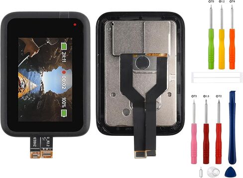 استبدال شاشة LCD الرقمية المتوافقة مع Go-Pro Hero 9/10/11/12/13 LCD Action Camera Display Touch Screen Digitizer Assembly مع أدوات إصلاح in Kuwait