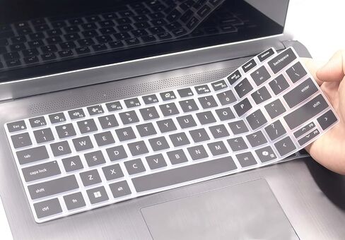 Silicone Keyboard Skin Compatible for Dell Pro 14/14 Plus / 14 Max PC14250 PC14255 PB14250 PB14255 MC14250 MC14255 (Not for MA14250 PA14250) (White) in Kuwait