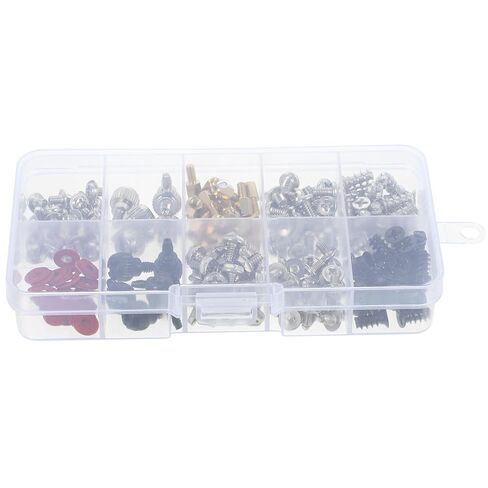Homoyoyo 228pcs Computer Screws Assortment Kit with Flat Head Tapping and Countersunk Bolts for Motherboard, PC Case, Power Supply, Hard Drive, Fan Installation – Laptop and Desktop Repair in Saudi Arabia