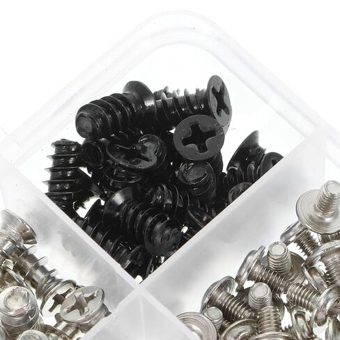 Homoyoyo 228pcs Computer Screws Assortment Kit with Flat Head Tapping and Countersunk Bolts for Motherboard, PC Case, Power Supply, Hard Drive, Fan Installation – Laptop and Desktop Repair in Saudi Arabia