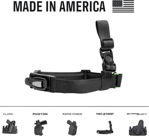 عاصبة تكتيكية متكاملة من Alien Gear TAQ-Strap - حزام الساق للحافظات، وأقنعة الغاز، وIFAKs - الفخذ، والسقوط، وحافظة الساق التكتيكية - عالمية in Kuwait