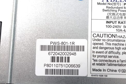 Supermicro PWS-801-1R 800W Power Supply 1U 12V Redundant Module in Saudi Arabia