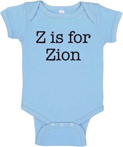 TATY Kids Z is for Zion Baby Infant Bodysuit in Saudi Arabia