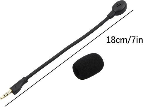 DAGIJIRD Gaming Headset Microphone Replacement for Logitech G PRO X Gaming Headphone, 3.5mm Detachable Microphone Game Mic in Saudi Arabia
