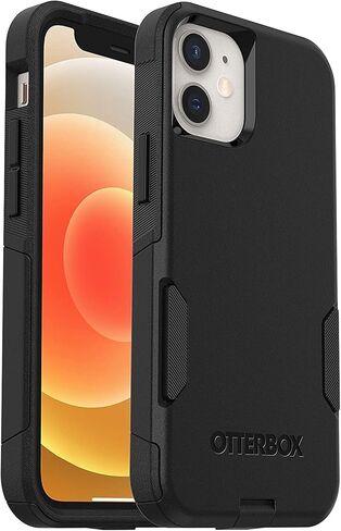 حافظة OtterBox Commuter لهاتف iPhone 12 mini، مقاومة للصدمات، مقاومة للسقوط، متينة، حافظة واقية، تم اختبارها 3X وفقًا للمعايير العسكرية، حماية مضادة للميكروبات، أسود، بدون تغليف للبيع بالتجزئة in Kuwait