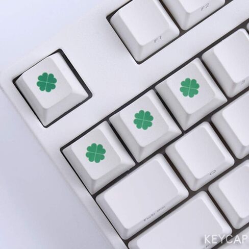 أغطية مفاتيح PBT بتصميم أربع أوراق البرسيم للوحة مفاتيح الألعاب الميكانيكية Cherry Mx Switch ملف تعريف الكرز أغطية مفاتيح OEM in Kuwait