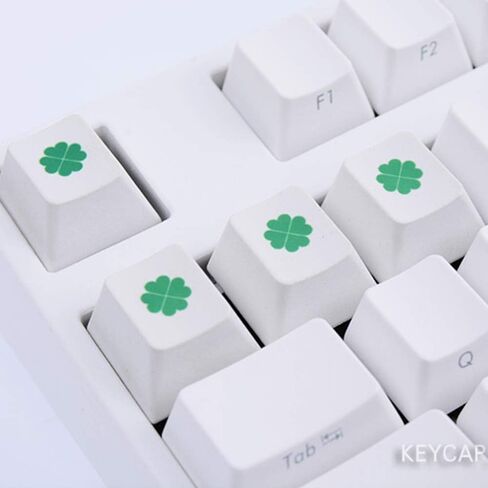 أغطية مفاتيح PBT بتصميم أربع أوراق البرسيم للوحة مفاتيح الألعاب الميكانيكية Cherry Mx Switch ملف تعريف الكرز أغطية مفاتيح OEM in Kuwait
