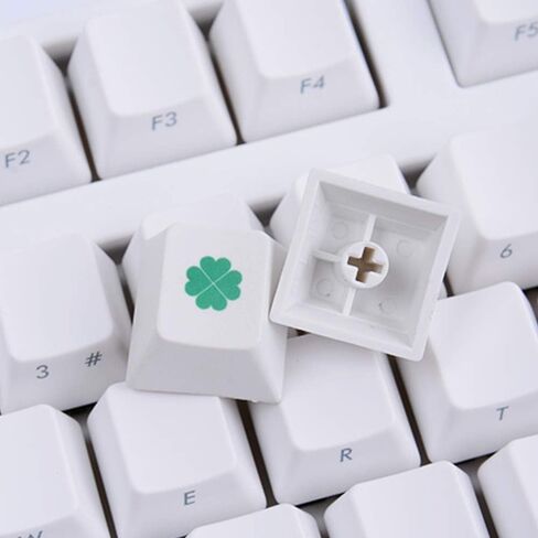 أغطية مفاتيح PBT بتصميم أربع أوراق البرسيم للوحة مفاتيح الألعاب الميكانيكية Cherry Mx Switch ملف تعريف الكرز أغطية مفاتيح OEM in Kuwait