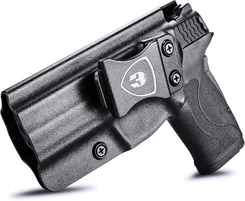 حافظة WARRIORLAND IWB KYDEX، تناسب S&W M&P Shield EZ (9 مم / 380) ومسدسات سلسلة التعادل، داخل حزام الخصر، حافظة حمل مخفية، Adj. الاحتفاظ بالنقرات غير القابلة للنقر والنقر، أنواع اختيارية in Kuwait
