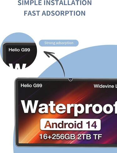 [عبوة من قطعتين] واقي شاشة لجهاز AGM PAD P2 اللوحي مقاس 11 بوصة من الزجاج المقوى، واقي شاشة لجهاز AGM PAD P2 مقاس 11 بوصة مضاد للخدش وحساس وصلابة 9H in Kuwait