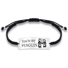 WFSJRED You're My Penguin Bracelet Women Girls Penguin Lover Inspirational Bracelet Animal Lovers Gift