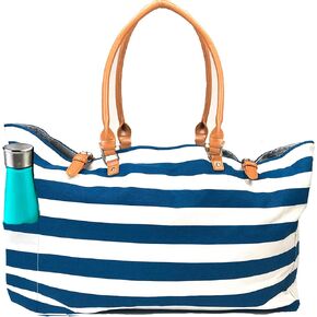 Keho Waterproof Beach Bag with Pockets For Women (Sandproof)